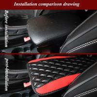Manta De Reposabrazos Para Coche Universal En Cuero PU Estilo Étnico Impermeable Antideslizante Con Caja De Almacenamiento Accesorio De Estilo Interior Para Automóvil - details 4