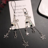 Llavero De Perla Y Estrella Gótico Y2K Para Teléfono Kawaii Cadena De Llaveros Con Pendón Para Bolsos Accesorio Lindo Para Mujeres Y Niñas Joyería - details 2