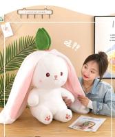 Muñeco De Peluche Transformable En Fresa Y Conejo De Zanahoria 25CM Juguete Suave Regalo Ideal Para Niños Y Adultos - details 21