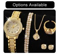 Reloj De Lujo Para Mujer Oro Moda Reloj De Pulsera De Cuarzo Con Diamantes Elegante Reloj De Pulsera Para Damas Reloj Mujer - details 4