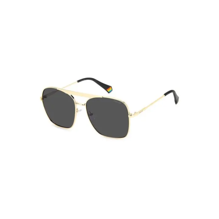 Gafas de Sol PLD 6201/S/X, Marca Polaroid, Forma Navigator, Color del Marco Oro, Talla 59/16/145, Para Mujer - 1