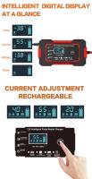 Cargador De Batería 12V6A Para Coche/Moto Con Pantalla Digital Protección Contra Inversión Adecuado Para Baterías De Plomo-Acidez Enchufe Europeo - details 4
