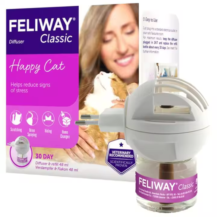 Feliway Classic más Recambio 48ml. Antiestrés gatos - 1