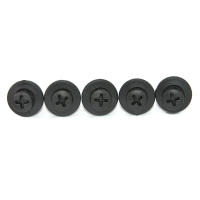 AD 50pcs Clips De Plástico Negros Para Automóvil Con Agujero De 8mm Retenci\u00f3n De Puertas Y Cubiertas Líneas Barbs Rivet Herramientas De Reparación De Coches - details 7
