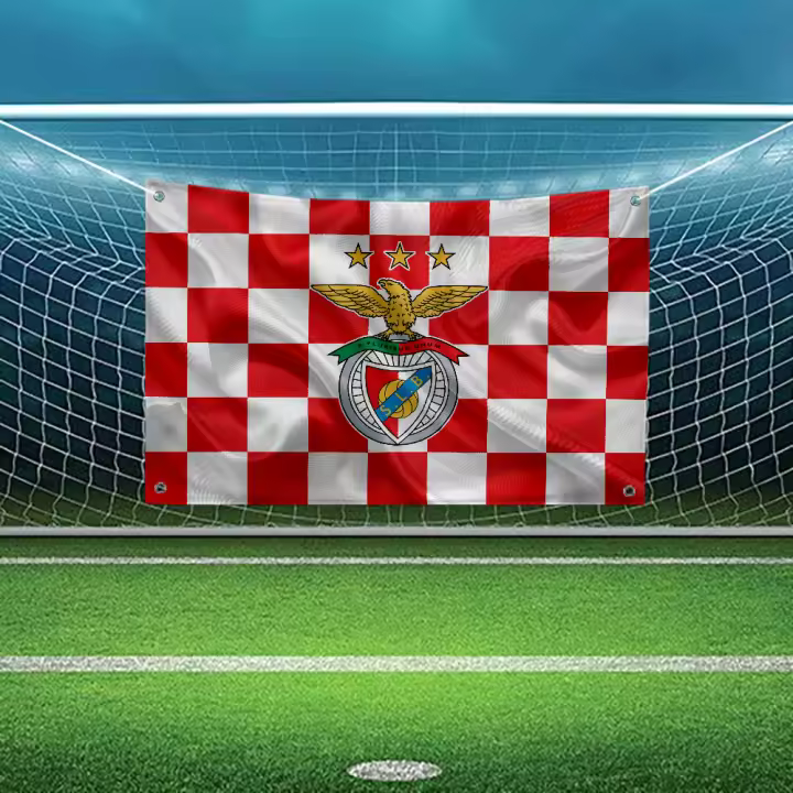 Bandera Pequeña De Jardín SL B-benfica-fc Para Decoración De Habitaciones Tablón De Anuncios De Muro Polyester Impresión Single-sided - 1
