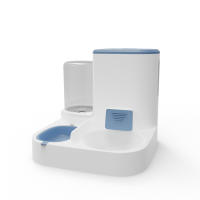 Dispensador Automático Para Gatos Cuenco De Alimentos Y Agua Para Perros Suministros Para Mascotas Plástico Cuadrado - details 8