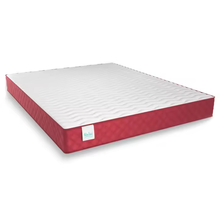 Nalui Colchón Viscoelástico Gredos Burdeos ±21cm Firmeza Media con Tejido Strech. Reversible | Fabricado en España - 1