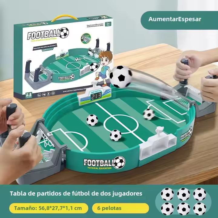 Juego De Fútbol De Mesa Para Familia Y Fiestas Juguetes Deportivos Al Aire Libre Regalo Para Niños Tablero De Juego Portátil - 1