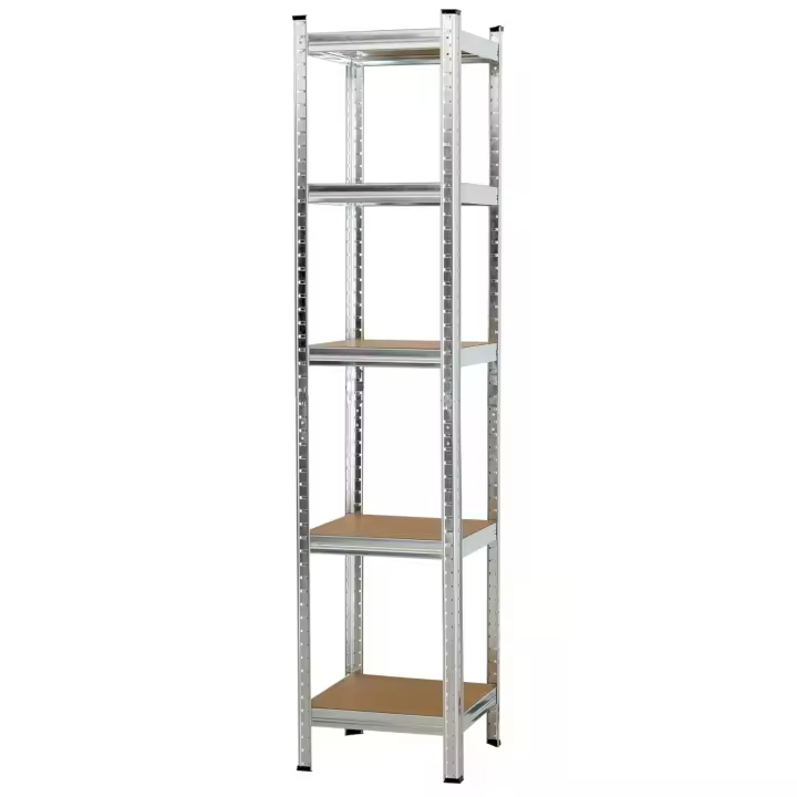 ORION91oficial® - Estantería Metálica Galvanizada | Modular | Almacenaje | 180x40x40cm | Acero y MDF | Antihumedad | Hogar | Trastero | Almacen | Garaje | 5 Baldas Ajustables | Cargas Pesadas 175Kg | Estantería - spaziOrion91 - 1