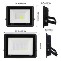Lámpara De Fosa LED Exterior IP66 Impermeable 6000K Blanca Fría Proyector De Luz De Seguridad Para Exterior Y Carretera - details 6