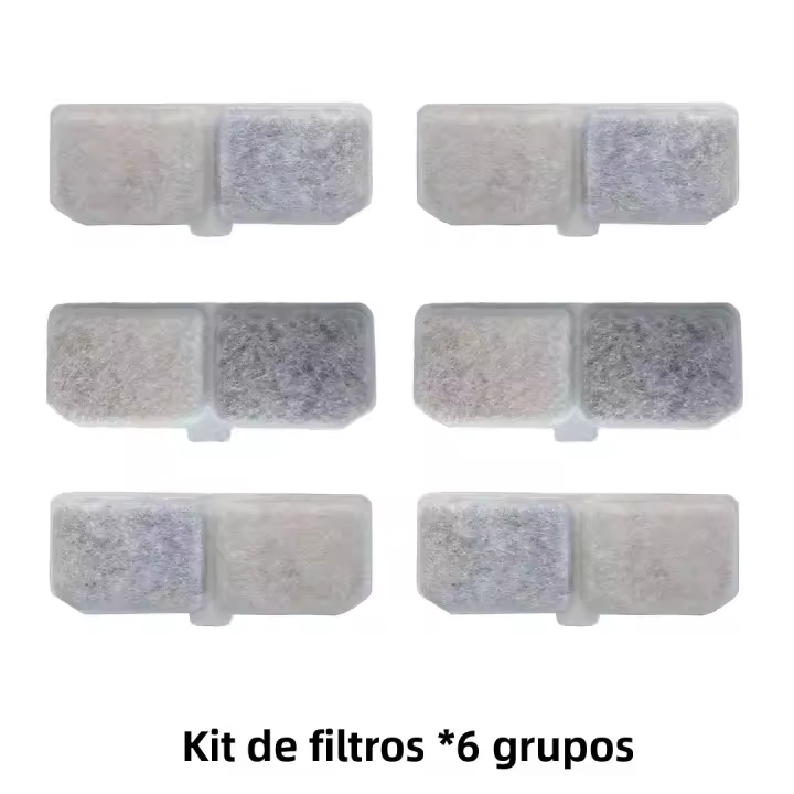Fuente De Agua Para Gatos 2 En 1 Con Alimentador Automático Y Tazón De Comida 3L Filtro Recirculante Dispensador De Agua Para Mascotas - 1