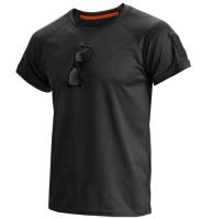 Camiseta De Verano Para Hombres Secado Rápido Pullover O-Neck Transpirable Para Trekk Ing Monta Nea Y Escalada Talla Grande Deportes Tees - details 5