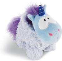 NICI - Peluche Theodor and Friends - Unicorn Snow Coldson -  Suave - Color  Azul y Púrpura - Míde 12 cm - Material de alta calidad -  Para mayores de 3 años - details 0
