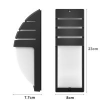 Lámpara De Pared LED De Aluminio IP65 Impermeable Para Exterior Iluminación De Jardín Y Balcón Luz De Porche Decorativa AC110V 220V - details 1