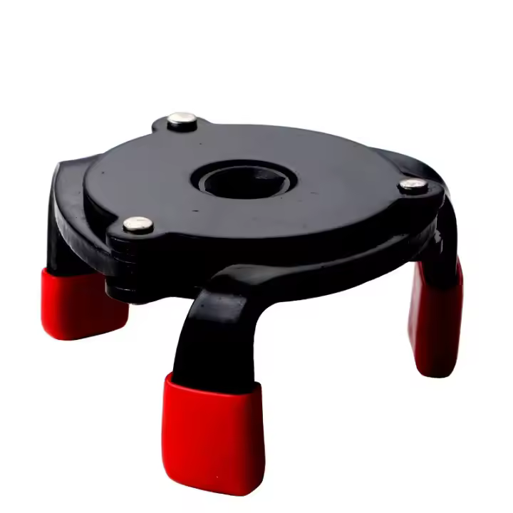 Llave De Tres Mandíbulas Para Filtro De Aceite Con Antideslizante Y Bola De Eliminación De Núcleo De Aceite Herramienta Unidireccional Para Reparación De Coches Y Camiones - 1