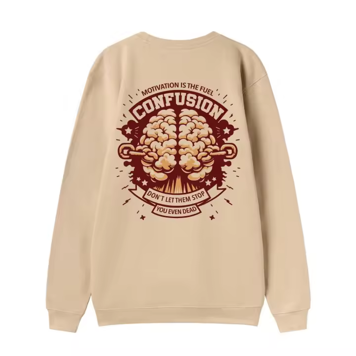 EVEN DEAD CREAM CREWNECK - 1