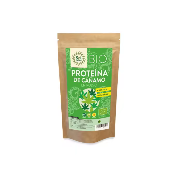 Proteina de cañamo en polvo Bio 250g Sol Natural - 1