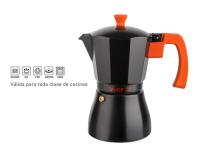 Cafetera aluminio VIER " DUOMO " 6 Tazas, Inducción. Cafetera aluminio para Espresso, Auténtico Café Italiano. - details 2