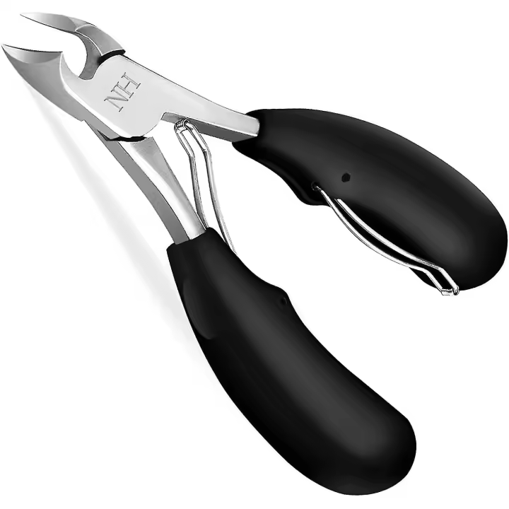 Podólogo cortaúñas, cortaúñas profesionales gruesas y encarnadas para hombres y personas mayores, cortadoras de uñas de pedicura, Super Sharp Curved B - 1
