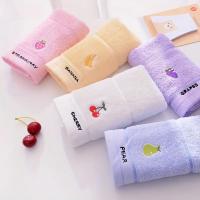 Juego De 5 Toallas De Mano Con Diseño De Frutas En Algodón Suave Tejido Combinado Absorbentes Y Secado Rápido Toalla De Rostro - details 0