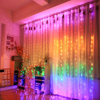 Luz De Curta De Fairy LED Con Control Remoto Decoración De Pared Para Fiesta Boda Dormitorio 7 Colores Twinkle Rainbow Luz LED Para Eventos - details 0