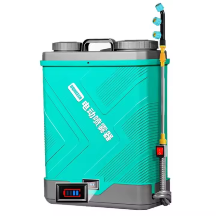 PULVERIZADOR eléctrico agrícola con pantalla de nivel de electricidad, dispensador de pesticidas inteligente de Ultra alta presión, herramientas de jardín, Mezcla 20a - 1