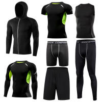 Camiseta De Compresión Para Correr En Hombre Camiseta De Fútbol De Secado Rápido Camiseta Deportiva Tensa Para Gimnasio Y Fitness Manga Corta Transpirable - details 36