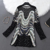 Camisa De Encaje Plateado Para Mujer Top De Fiesta Largo Manga Completa Blusa Feminina Dorada Y Plata Para Verano Oficina Lady - details 10