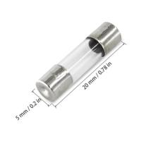 Juego De 100 Piezas De Fusibles De Vidrio Para Coche 5x20mm Fusible Rápido En Tubo De Vidrio 0.2A-20A Kit De Repuesto Para Automóvil - details 2