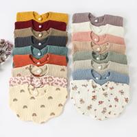3pcs Bibs De Algodón Para Bebé Colores Sólidos Bandana De Ensalada Para Niños Y Niñas Toallas Para Lactancia Y Saliva - details 0