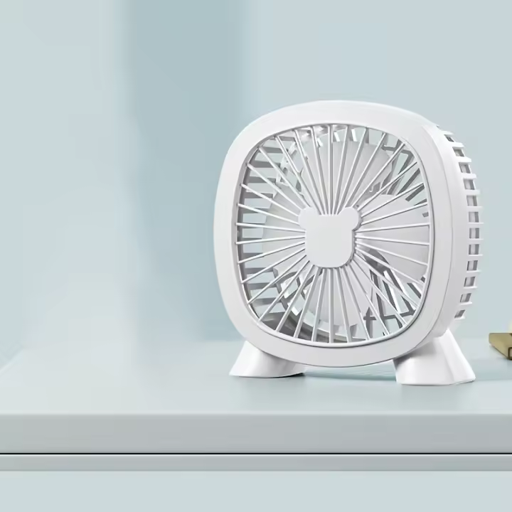 Manténgase fresco y cómodo en cualquier momento, en cualquier lugar: ventilador de escritorio USB portátil, mini ventilador de refrigeración USB enchufable, adecuado para el hogar, oficina, dormitorio, dormitorio, interior y exterior, regalo de verano - 1