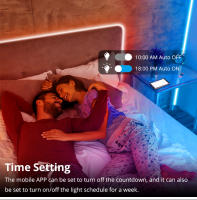 Tira De Luces LED 12V Neón Inteligente WiFi Bluetooth RGB Para Decoración De Habitaciones Compatible Con Alexa Y Google Home - details 7