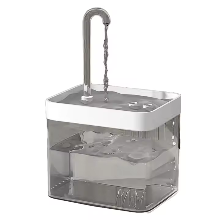 Fuente de Agua Automática para Mascotas con Filtro USB Silencioso Recirculación de Agua para Gatos Dispensador de Agua para Mascotas Material de Plástico Normalizado Fabricado en China - 1