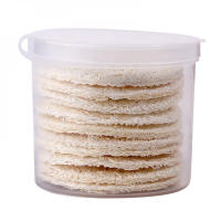 10Pcs Luffa Natural Exfoliante De Cuidado De La Piel Paños De Limpieza Facial Y Corporal Esponja De Escobilla Para Rociador - details 1