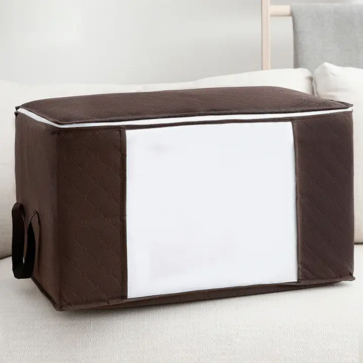 Bolsa De Almacenamiento De Ropa Grande Plegable Para Organizar El Armario Del Dormitorio Contenedores Para Manta - 1