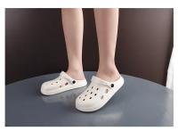Sandalias De Hombre Casual Para Jardín Y Playa Antideslizantes Clogs Con Tobillera EVA Para Hombres Y Mujeres Zapatos De Baño Y Casa - details 14