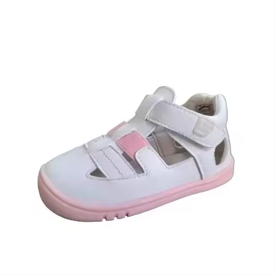 Sandalia respetuosa barefoot Pirufin Piruflex PF270-6 Blanco primeros pasos.suela súper flexible de 3.5mm de grosor antideslizante y con DROP CERO que, junto a la plantilla extraíble y un contrafuerte prácticamente inexistente, permite gran libertad. - 1