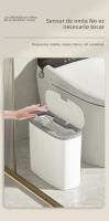 Basurero Inteligente 14L Con Sensor Automático Montado En La Pared Impermeable Y Elegante Para Cocina Y Baño Blanco - details 3