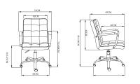 Furniture Style S.L. Silla de Oficina Isabella con Diseño Clásico Italiano y Base Acolchada en Tres Acabados - details 3