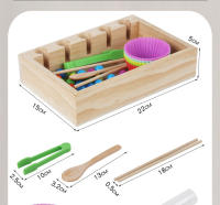 Juguetes Educativos Montessori Para Niños Prueba De Colores Con Test Tube Y Cuentas De Bricolaje Para El Desarrollo Cognitivo Y La Coordinación Ocular-Mano - details 13