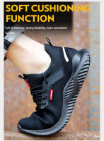 Zapatos De Seguridad Para Hombre Indestructibles Con Punta De Acero Antipinchazos Zapatillas De Trabajo Moda Calzado De Protección - details 8