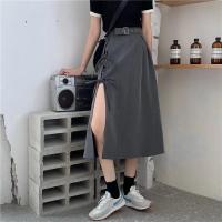 Falda Media Pierna Gótica Oscuro Vintage Para Mujer Elegante Moda Fiesta Club Cintura Alta Femme Bottom Streetwear Goth Falda - details 9