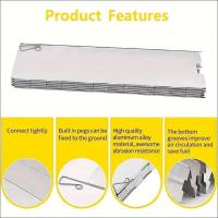 Escudo De Viento Para Estufa De Aluminio Ligero Plegable 8/10 Platos Adecuado Para Camping Y Picnics En Exteriores - details 3