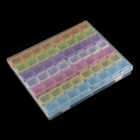 Caja De Almacenamiento De Plástico Para Pintura Diamante DIY Organizador De Joyas Y Encantos Con 1 Puesto En El Mercado - details 18