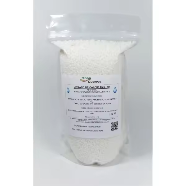 Nitrato de calcio hidrosoluble 15.5% Ca(27) 1 Kg. - 1
