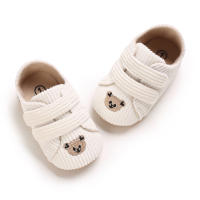 Zapatos De Bebé Clásicos Niño Niña Cara De Animal Casual Planos Antideslizantes Algodón Goma Cálido Botas De Tobillo Para Caminar - details 5