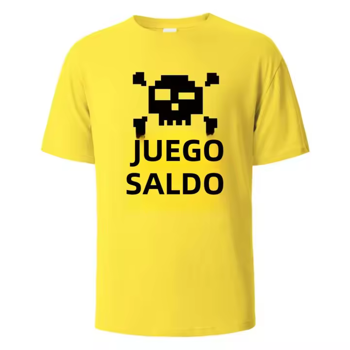 Camiseta Game over Impresión Para Hombres Y Mujeres 100% Algodón Cuello Redondo Sobredimensionada Casual Manga Corta Top - 1
