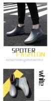 Botas De Lluvia Térmicas Para Hombre Con Peluche Antideslizantes Impermeables De Bajo Talle Para Cocina Lavado De Coche Pesca - details 16