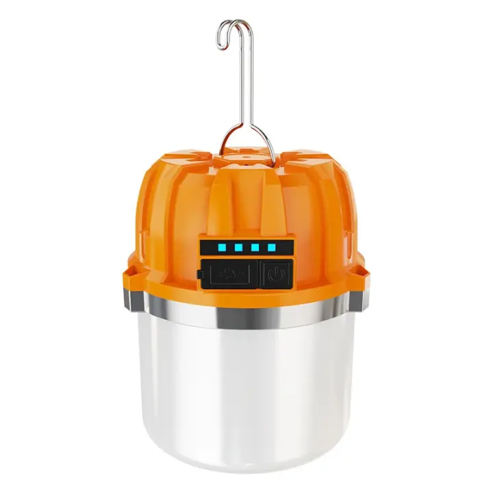Lanterna Portátil LED 500W Recargable Con Pantalla De Energía Para Camping Pesca Y Emergencias Luz De Búho ABS Fuente De Alimentación Lithium Metal - 1