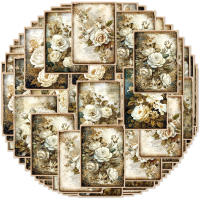 20pcs Flower Dance A6 (14x10 Cm) Cuaderno Decorado DIY Estilo Retro Para Decoración De Vaso Patineta Guitarra Juguete Clásico Scrapbook - details 0